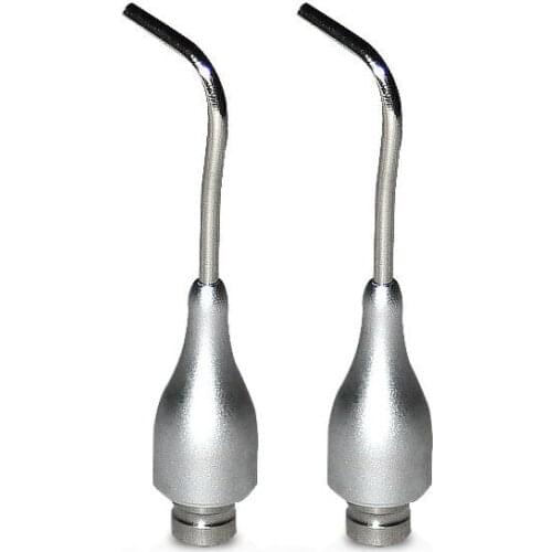 2pcs Autoclavable Spray Nozzles For Dental Scaler Air Polisher Tooth Prophy Jet