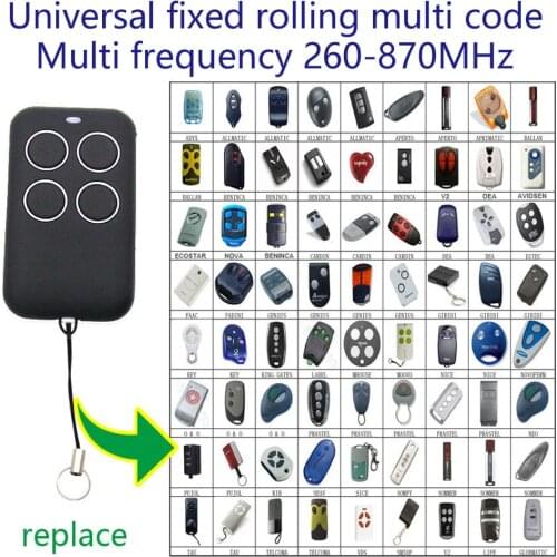 4 Channel Multi-Frequency Cloning remote control 868 433 315 310 300 MHz 260-870MHz Multi-Frequency Cloning remote control 4in1