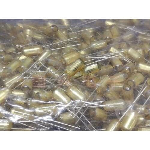 CBB silver glass capacitor 100V0.00014UF 140PF polystyrene film imported high-precision capacitor 100PCS -1lot