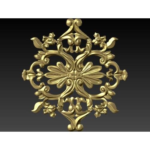 Decorative carving 3d model relief for cnc carving engraving in STL file format -79