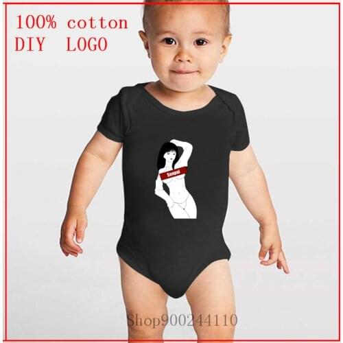 Senpai fangirl printed Bodysuits Baby Summer Funny Infant Bodysuit Newborn Boys Girls Print Jumpsuit Infants Lovely Clothes