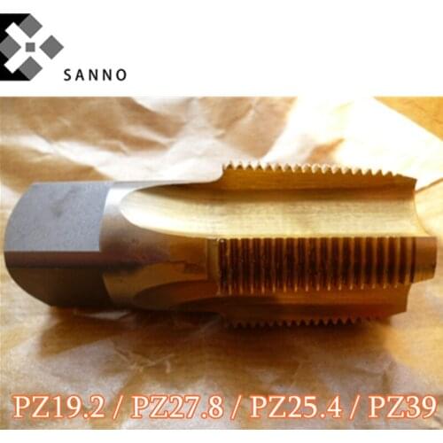 HSS PZ Gas cylinders tapered pipe thread taps PZ19.2 / PZ27.8 / PZ25.4 / PZ39 straight flute hand & machine thread tapping