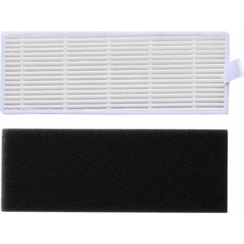 5pcs Robotic Vacuum Cleaner HEPA Filter+5pcs Sponge Filters for Polaris PVCR 0726w 0826 robotic Vacuum Cleaner Parts Accessories