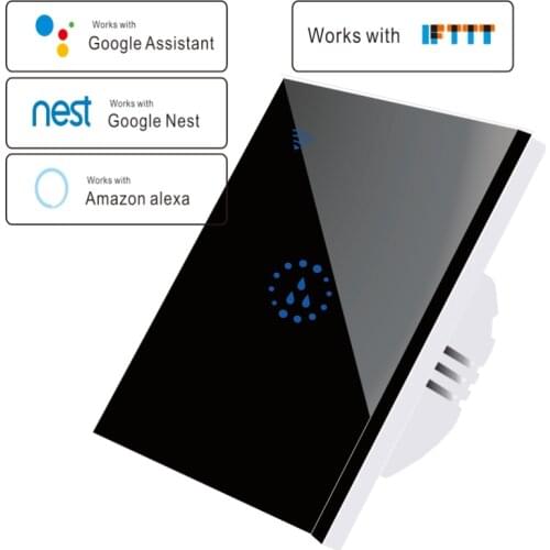 WiFi Smart Switch Water Heater Boiler Switch APP Control EU UK Touch Panel Water Heater Switches work with Alexa Google Home