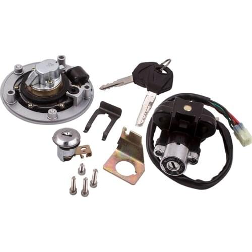 Ignition Switch Seat Fuel Gas Cap Lock Key Kit For Suzuki GSXR750 GSX650 SFV650 For Suzuki GSF650 Bandit 650 2005-2012
