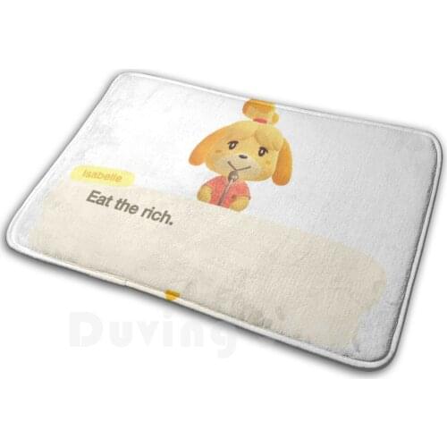 Eat The Rich - Isabelle Mat Rug Carpet Anti-Slip Floor Mats Bedroom Acnh New Horizons Isabelle Eat The Rich Bernie Socialism