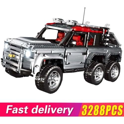 Moc High Tech Rc Off-Road Vehicle Land Rovers Defende Suv Car Model Kits Building Blocks Bricks Kids Toys Gifts Compatible 42110
