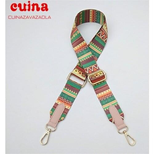 Fashion O Bag Handle Bag Strap For Women Removable Diy Shoulder Rainbow Handbag Accessories Cross Body Messenger Nylon Bag Strap