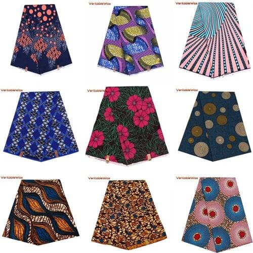 2020 NEW Nigeria African prints batik fabric for sewing wedding dress artwork tissu by the yard African Fabric For Party Dress
