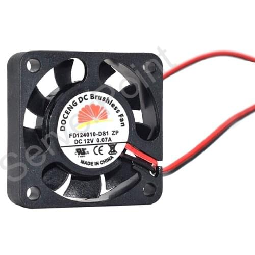 New For FD124010-DS1 ZP DC12V 0.07A 4010 4CM 40MM 40X40X10MM 2pin Cooling Fan