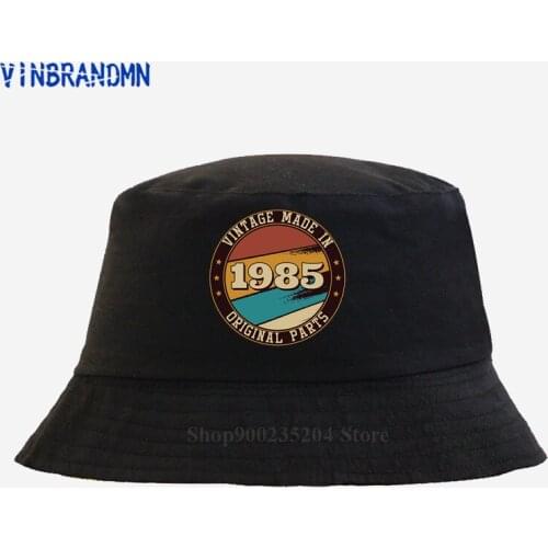 2021 hot sale Retro 40 year old gifts Bucket hat Vintage 1981 Limited Edition sun hat 40th Anniversary birthday Born in 1981 hat