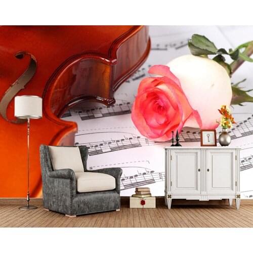 Papel de parede Roses Note Flowers photo 3d wallpaper mural for living room TV sofa wall bedroom wall papers home decor cafe bar