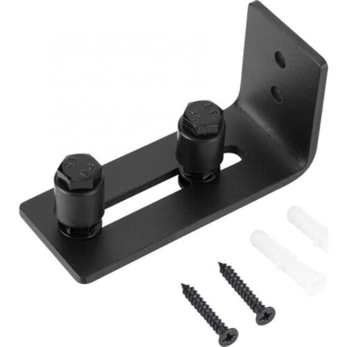 Adjustable Wall Mount Sliding Barn Door Bottom Floor Guide Hardware Carbon Steel