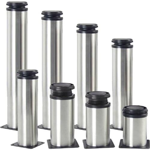 5CM-25CM Furniture Adjustable Cabinet Legs Stainless Steel Furniture Legs Cabinet Table Sofa Bed Feet Furniture Legs Feet