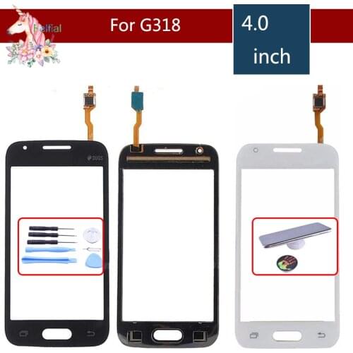 For Samsung Galaxy 4.0" SM-G318H G318h G318 Touch Screen Digitizer Sensor Outer Glass Lens Panel Replacement