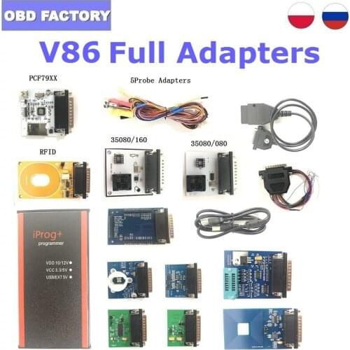 Best V85 V84 Iprog Pro Support IMMO+Airbag Reset till 2019 Replace Car prog Full Digiprog III Iprog