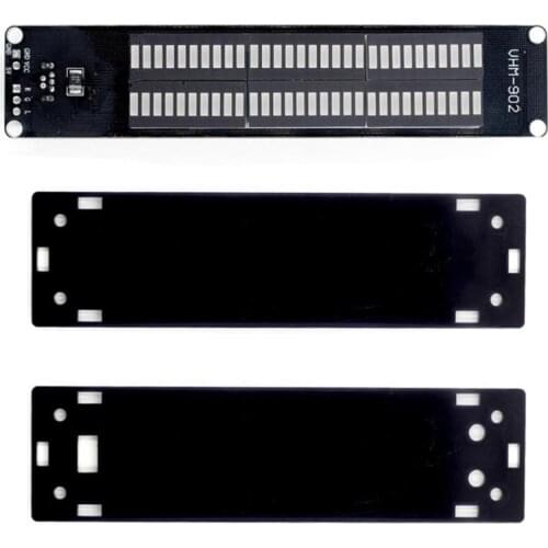 Taidacent Dual 30-bit DIY LED VU Meter COB LED Grow Light Level Music Audio Spectrum LED Sound Indicator Stereo Amplifier Board