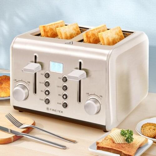 Toaster Oven Mini Home Kitchen Appliances Cooking Breakfast Four Slots Toaster