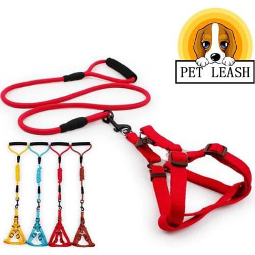 Pet Products Dog Collar set for Small Puppy Pet Dog Collars Adjustable Buckle Leash Dog-Collar Harness Chihuahua Dog Supplies