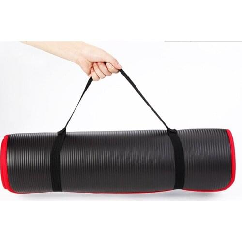 Thickened NBR Yoga Mat Non-slip Yoga Mat Floor Mat Rubber Edge Double Mat Customizable Gym Mats 183*61*1cm Beginner