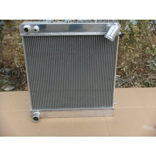 High quality aluminum alloy radiator for fit Jaguar XKE 3.8L Series 1 S1 4.2L Manual 3 rows 1965 1966 1967