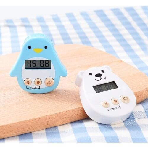 Japanese LEC kitchen timer cartoon timer student reminder timer child stopwatch alarm clock