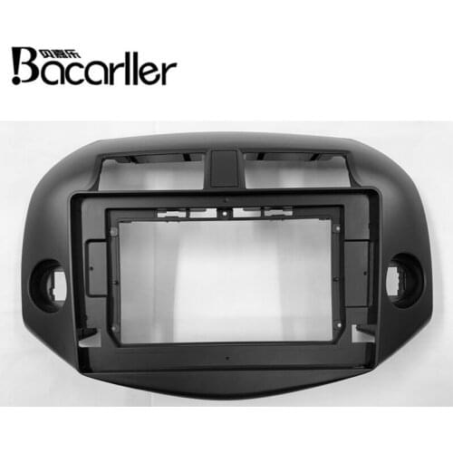 10.1 Inch Car Fascia For TOYOTA Rav4 2007 - 2011 Car Dvd one/double Din Fascia Audio Fitting Adaptor Panel Frame Kits