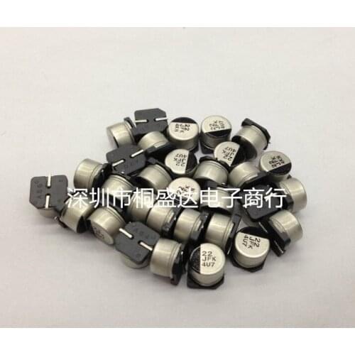10pcs EEEFK1J220AP patch capacitance EEEFK1J220P 63v 22uf 8x6.2 high frequency low resistance