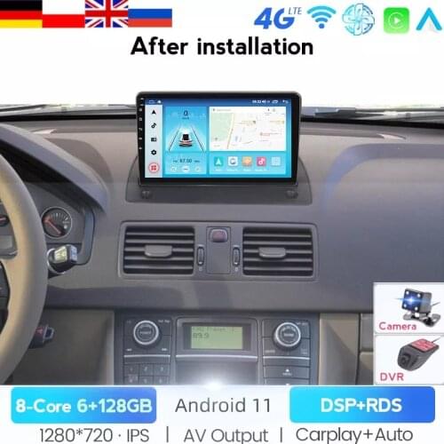 Android 10.0 SWC Car Player For Volvo XC90 2007-2013 Multimedia Player GPS Navigation Stereo Sat Navi Head Unit Multimedia Radio