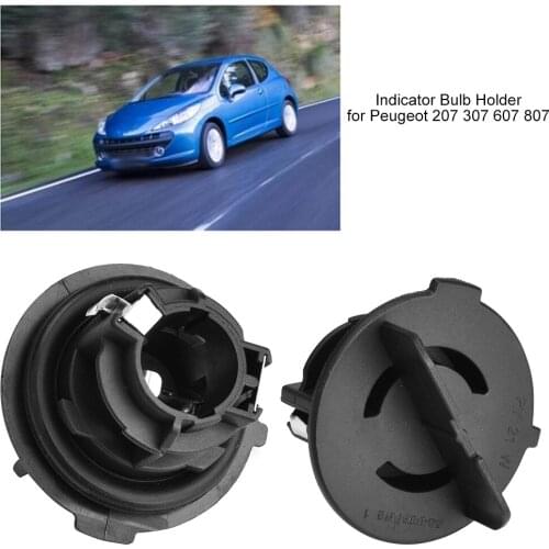 Indicator Bulb Holder Turn Signal Bulb Socket for Peugeot 207 307 607 807 621546
