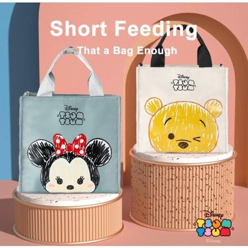 Trendy Disney Mommy Bag Maternity Travel Bag Large Capacity with Hook Stroller Bag Portable Diaper Backpack Mickey Mouse Handbag