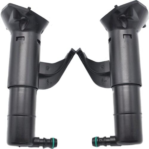 7P6955979 7P6955978 Left&Right Headlight Washer Pump Sprayer Nozzle For VW Touareg 3.0L 3.6L 2011-2014