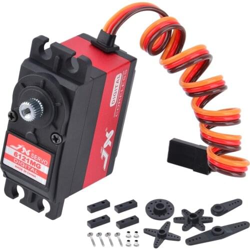 JX Servo PDI-6121MG 21KG 0.13sec High Precision Metal Gear Digital Coreless Standard Servo For RC Model