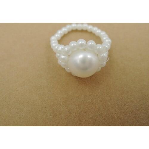 100% nature freshwater pearl Ring