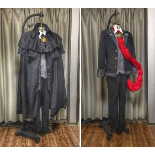 Fate Grand Order Edmond Dantes The Count of Monte Cristo Cosplay Suit Clothing Halloween Cosplay Costume includes hat