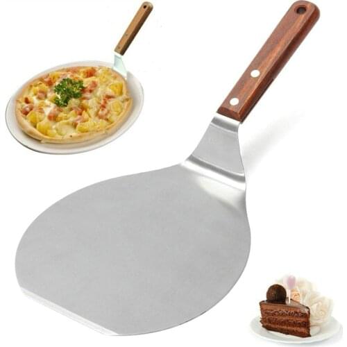 Stainless Steel Pizza Spatula Pie Cake Shovel Pancake Baking Tool for Home Kitchen JS22