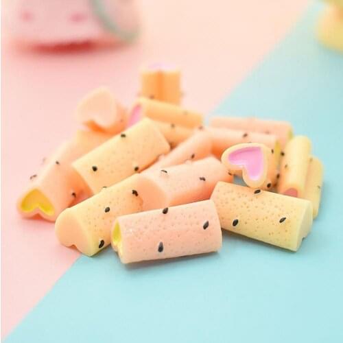 3Pcs Simulation Cake Miniature Accessories Resin DIY Cake Model Accessories for Kids