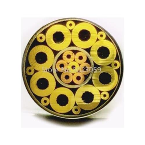 6mm Diameter DIY Knife Shank Mosaics Pin Rivets 9cm Length Nail Brass Tube+steel Tube #619