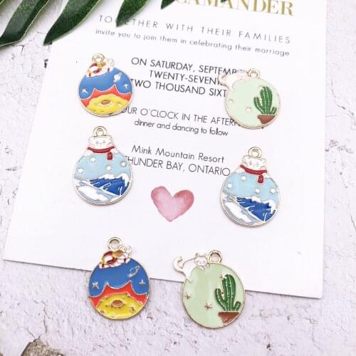 Novelty earrings Korean earrings quirky jewelry polar bear aviation astronaut cactus cat pendant bracelet earrings wholesale