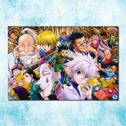 Hunter x Hunter Anime Art Silk Canvas Poster Huge Print 13x20 32x48 Inch Wall Pictures For Room Decor-1