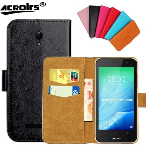 Original ! TP-Link Neffos Y50 Case ,6 Colors High Quality Leather Exclusive Cover Phone Bag Tracking