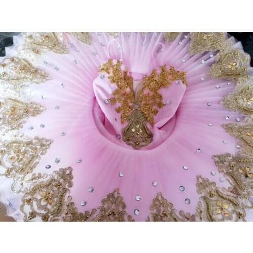 Ballerina Dress Women Children Red Sequin Swan Lake Costume Ballet Tutu Dress For Girls Adult Party Performance Dancewear