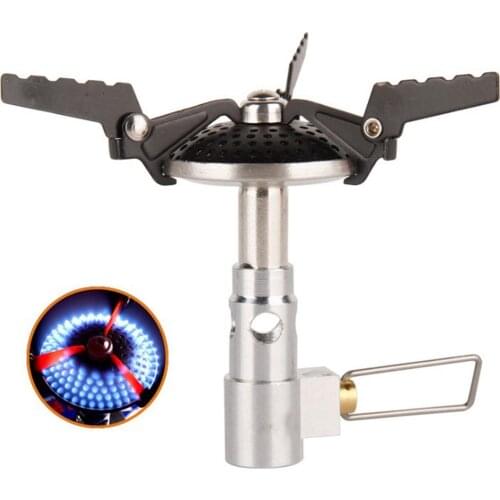 Portable Mini Outdoor Stoves Gas Burner Butane Propane Picnic Camping Equipment Backpacking Gas Stove Camping Stove