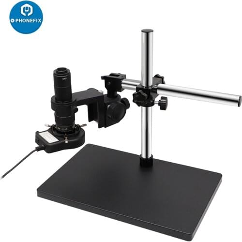 38MP 1080P HDMI VGA Industrial Video Microscope Camera Freely Adjustable Stand For Phone Tablet PC PCB CPU IC Soldering Repair
