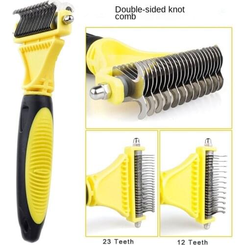 Pets Dog Cat Hair Comb for Cats Dogs Pet Hair Remover Brush Grooming Supply and Care Accessories Products