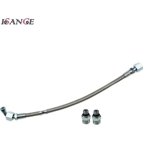 Turbo Oil Feed Line Pipe Connector & 2 Fittings O Ring For Dodge Ram 2500 3500 5.9L 24V 1998 1999 2000 2001 2002 3937216 3935821