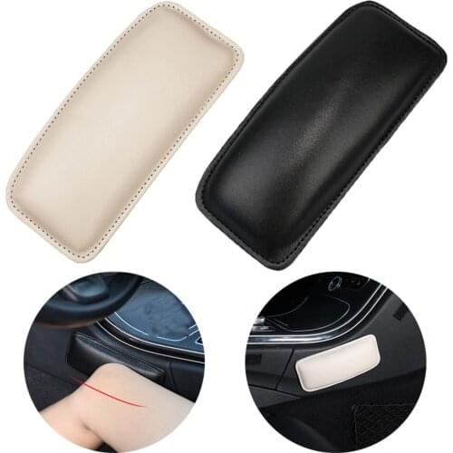 Universal Car Leather Knee Pad Cushion for Ssangyong Actyon Kyron Rexton