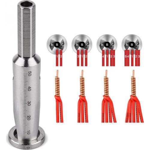 Portable Wire Twisting Steel Wires Stripper For Power Drill Drivers Automatic Stripping Doubling Machine Electrician Hand Tool