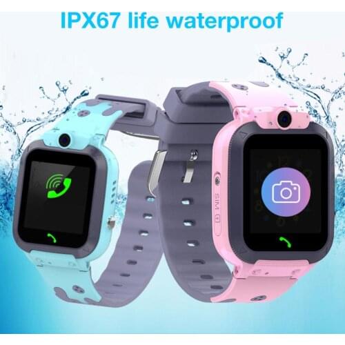 Q16 Life Waterproof Phone Watch Card Smart Watch Childrens Watch With Breathing Light GPS Positioning About 1.44 Inches