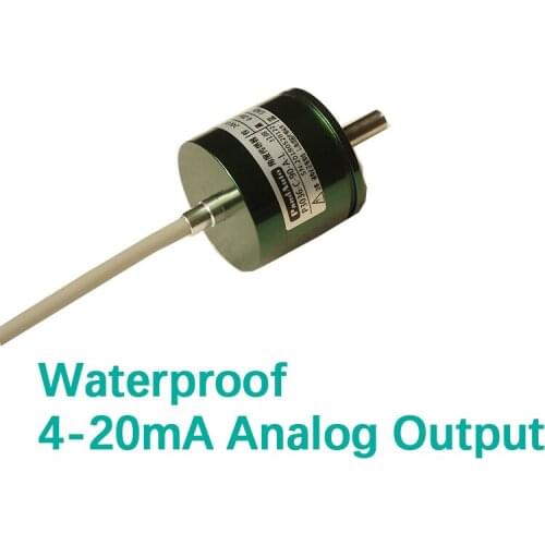 Waterproof 4-20mA Analog Output Hall Angle Sensor 0-360 Degrees Without Dead Angle